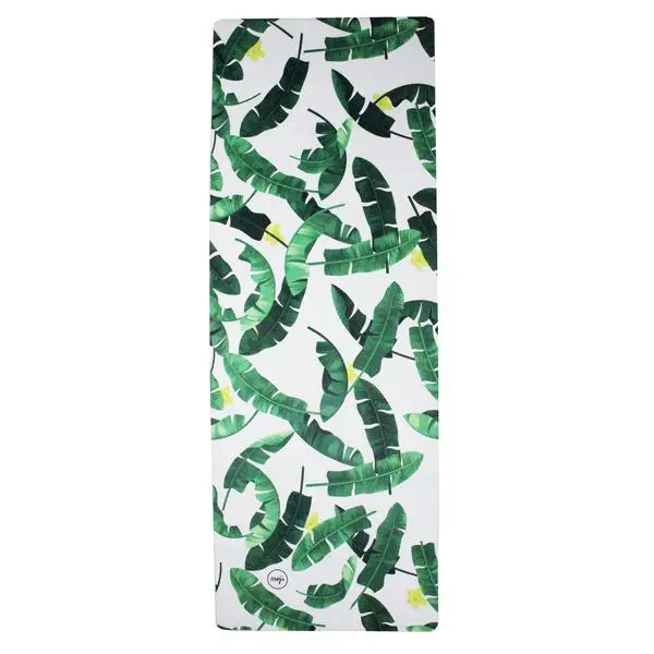 Suede and Natural Rubber Travel Yoga Mat
