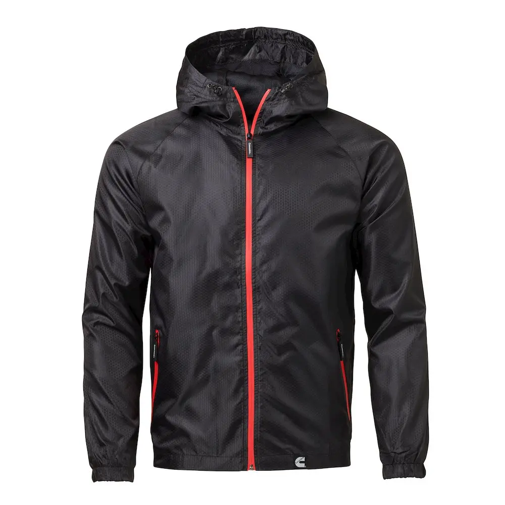 Mens Lightweight Rain Jacket Windbreaker Water-Resistant Hooded Outerwear-Large