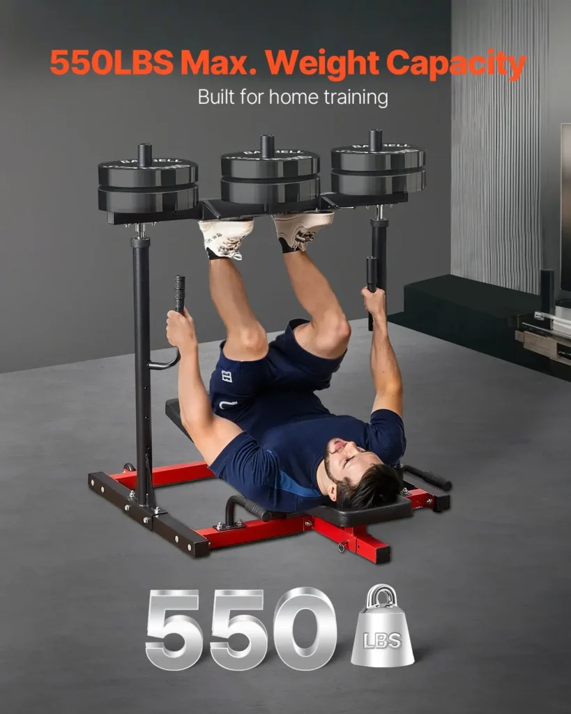 VEVOR Vertical Leg Press Machine, Lower Body Special Home Gym Machine, Carbon Steel Leg Press Exercise Training